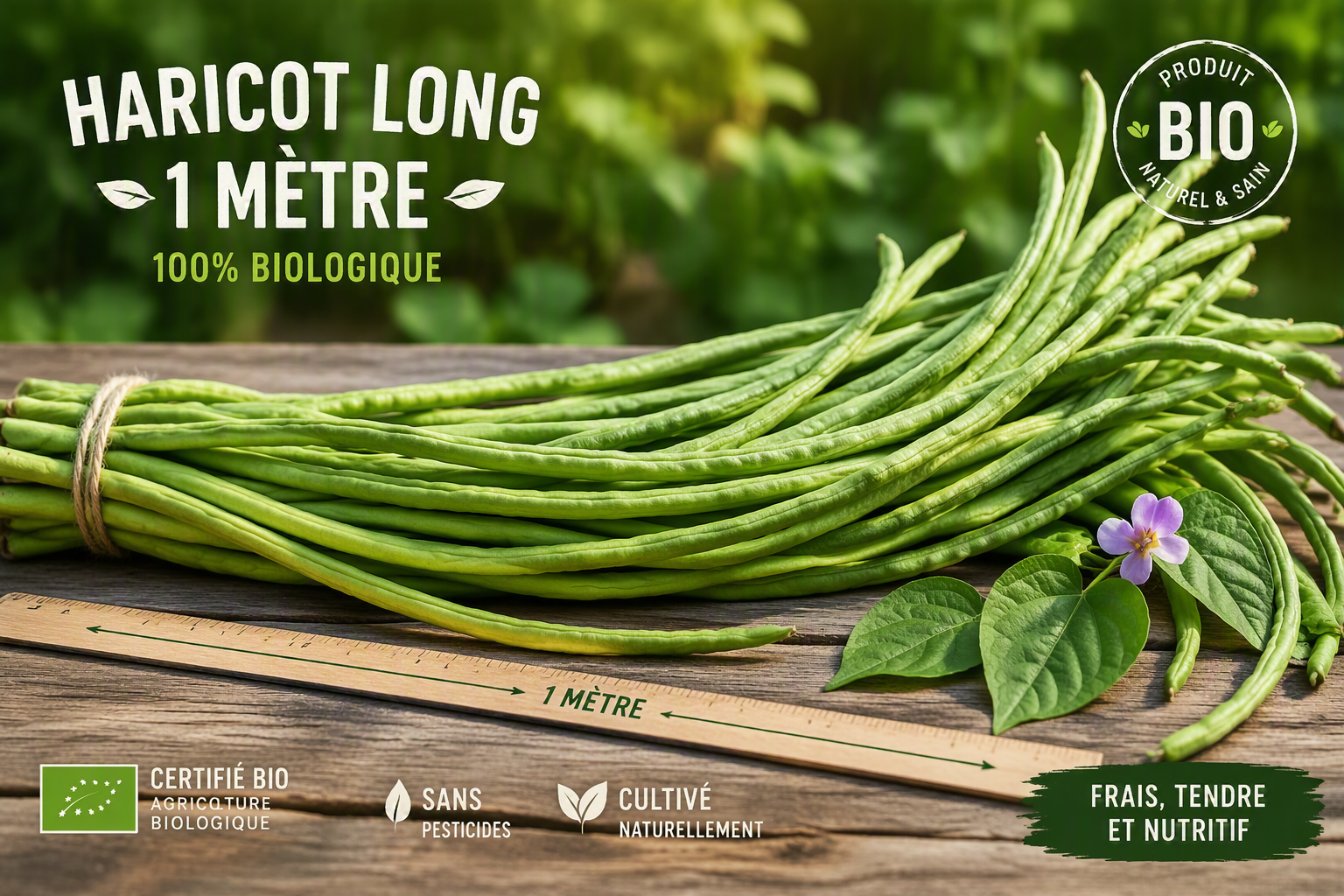 Haricots verts légumes citadin